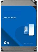 Disque dur interne WD20EZBX 2 To 3,5 pouces SATA 6 Gbit/s 5400 tr/min 64 Mo de cache, boîtier métallique, stockage HDD pour ordinateur de bureau