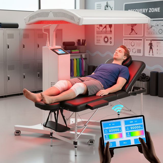 Suyzeko SPA Fitness Professional Red Light Therapy Panel Full Body High Irradiance Phototherapy Infrared LED Light Therapy Panel