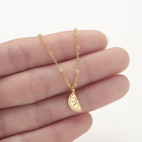 Mode femmes or argent plaqué fruits Orange colliers bijoux 2024 été mignon citron tranche pendentif colliers cadeaux pour les filles