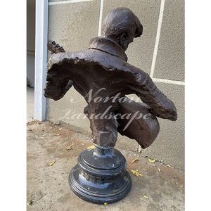 مخصص الحديثة ديكور المنزل بالحجم الطبيعي تمثال برونز تمثال العزف على الجيتار تمثال النحت للبيع - Product Image 5