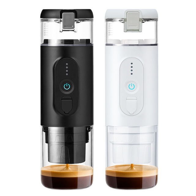 Portable Manual Heating Espresso Machine for Car & Outdoor Use Nespress Compatible Travel-Friendly Coffee Maker