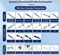 Sonde de température PT100 de type K pour sonde d'humidité, thermistance NTC 10k haute précision pour le contrôle de la température