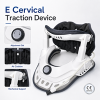 Appareil de traction cervicale électrique réglable en continu BOAN avec batterie intégrée, certifié CE, 6 chambres à air, pompe de posture cervicale