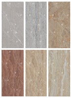 Panneau mural en pierre artificielle de grande dalle de pierre à rayures flexible naturelle écologique moderne pour la décoration de revêtement de mur extérieur d'hôtel