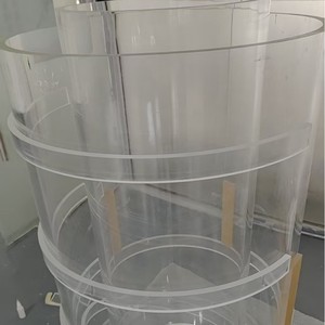 Tube circulaire en acrylique, dispositif expérimental, tube cylindrique en verre organique transparent, instrument de grande taille irrégulier, taille personnalisée - Product Image 5