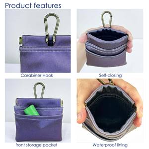 Free sample Crossbody <b>Bag</b> <b>Dog</b> Walking Waist <b>Bag</b> <b>Dog</b> Mom Owner Waterproof Custom <b>Dog</b> <b>Treat</b> Training Sling Fanny Shopping Pack - Product Image 4
