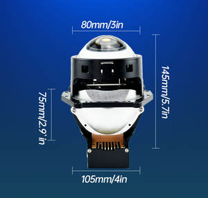Module <span class=keywords><strong>de</strong></span> lentille bifocale 3 pouces 3 tasses Faible luminosité Phare à lentille à double faisceau direct 9 puces - Product Image 5