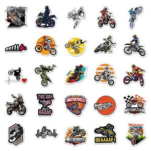 สติกเกอร์การ์ตูนมอเตอร์ครอสลายกราฟฟิตีเท่ๆ แบบกำหนดเอง 50 ชิ้น ทำจาก PVC |   <span class=keywords><strong>สติ๊กเกอร์</strong></span>ตกแต่งตัวถัง<span class=keywords><strong>รถ</strong></span>มอเตอร์ไซค์สกู๊ตเตอร์ - Product Image 4