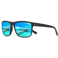 Lunettes de soleil sport antidérapantes, monture PC, vision large, branches texturées antidérapantes, protection UV400, pour la conduite, le cyclisme, les activités aquatiques et les activités de plein air
