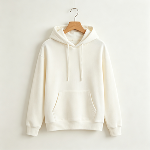 Sweat-shirt à capuche uni unisexe de haute qualité avec logo personnalisé, doux et confortable pour un usage quotidien, commande en gros sur mesure - Product Image 1