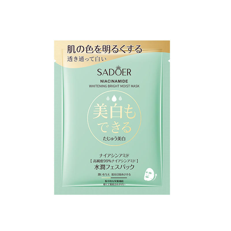 SADOER Niacinamide Whitening Moist Mask - Hydrating Sheet for All