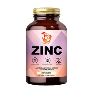 Tabletas de Zinc Estándar de Exportación, Personalizadas, Apoyan un Sistema Inmunológico Saludable y una Piel, Cabello y Uñas Saludables con Suplemento Herbal de Zinc - Product Image 1