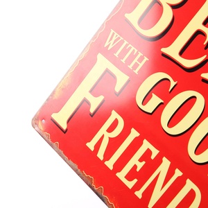 Bán Buôn Vui Thanh Dấu Hiệu Cho Nhà Thanh Trang Trí Nội Thất Kim Loại Tin Dấu Hiệu Cổ Điển Người Đàn Ông Hang Động Kim Loại Dấu Hiệu Cổ Điển Trang Trí Mảng Bám 20*30Cm - Product Image 4