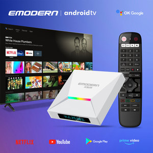 Vente en gros Emodern Amlogic S905X5M Smart TV Device Meilleur boîtier TV Android 8K 5G WiFi 2.4G 5G HD Stockage personnalisé - Product Image 2