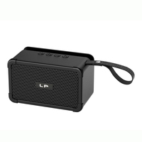 Enceinte portable sans fil de style classique LP-V93, mini enceinte Bluetooth avec radio FM, lecteur de carte TF/USB, caisson de basses actif, enceinte portable Bluetooth