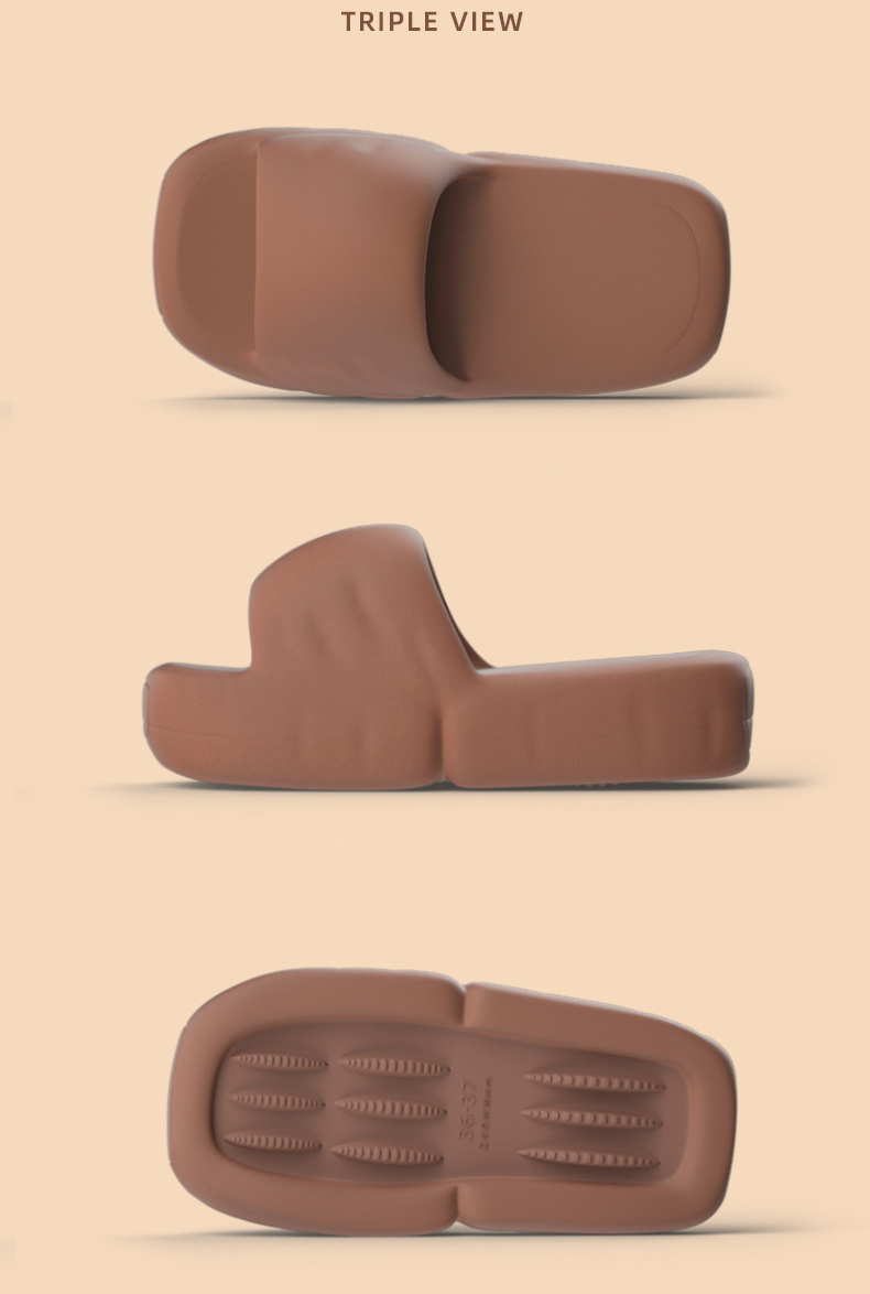 New Thick Soled Slippers Women Outdoor Indoor 2023 Soft Sole Non-slip EVA Slides Sandals
