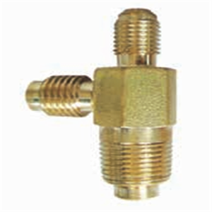 Adattatore per Tubi Gas in Ottone Durevole, Connettore a T con Filettatura Flare 5/16, Prolunga con Raccordo di Prova 3/8 per Manutenzione Linee Carburante - Product Image 6