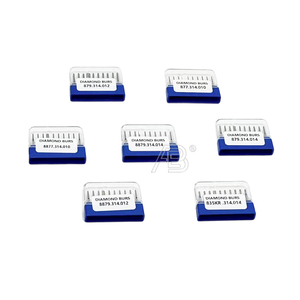 Fraise diamantée <span class=keywords><strong>dentaire</strong></span> FG pour pièce à main haute vitesse, 10 pièces/boîte, types assortis pour la préparation <span class=keywords><strong>dentaire</strong></span> - Product Image 6