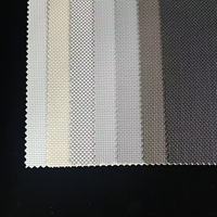 Tissu pare-soleil ignifuge à faible émissivité 5 %, matériau de couverture de fenêtre visible en plein jour pour l'ombrage des bâtiments publics