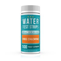 Bandelettes de test de chlore libre 0-5 ppm faciles à utiliser pour l'eau potable et les piscines
