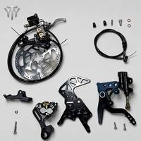 Support de frein arrière double KYZ CNC en aluminium T6 240 mm pour Surron LBX Ultra Bee Talaria MX4 MX3, kit de mise à niveau pour moto électrique tout-terrain