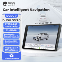 DUDUAUTO DUDU7 A7870 QLED 2K 2000x1200 9.5 10.36 pouces Autoradio Android universel 2 Din sans fil CarPlay