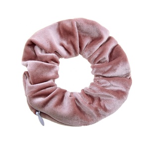 Venta caliente popular Tie-dye anillo pelo Pelo <span class=keywords><strong>scrunchies</strong></span> <span class=keywords><strong>precio</strong></span> barato pelo <span class=keywords><strong>scrunchies</strong></span> <span class=keywords><strong>con</strong></span> cremallera chicas bolsillo gomas para el pelo al por mayor - Product Image 5