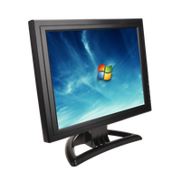Fabrication professionnelle Moniteur CCTV LCD HD 15 pouces avec entrée BNC Moniteur de test CCTV