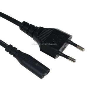 Câble <span class=keywords><strong>d</strong></span>'<span class=keywords><strong>alimentation</strong></span> câble <span class=keywords><strong>d</strong></span>'<span class=keywords><strong>alimentation</strong></span> 3 m 2.5 A 250 V câble 2 broches <span class=keywords><strong>section</strong></span> 2x0.75mm prise Euro IEC 60320 IEC C7 couleur noir - Product Image 2