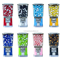 Mini distributeur de capsules carré avec support, à monnayeur, pour enfants et salles d'arcade
