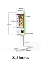 Kioscos de Pago Autoservicio Eficientes para Farmacias, Restaurantes y Comercios, con Lector de Tarjetas NFC, Windows I5 I7 13ª Gen., 21/23.8/27/32/43/55 Pulgadas