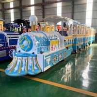 Train touristique sans rails 8/16 places, grand train électrique pour enfants