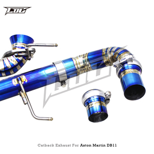 ท่อไอเสียแบบไม่มีวาล์วสำหรับ Aston Martin DB11 <span class=keywords><strong>V12</strong></span> 5.2L ปี 2016-2019 ไทเทเนียมน้ำหนักเบา Supersport X Pipes แบบตรง Axleback - Product Image 5