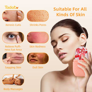مكعبات الثلج للوجه للتجميل ، مدلك سيليكون للوجه ، أسطوانة الثلج ، أسطوانة - Product Image 3