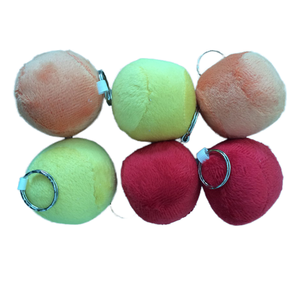 Wholesale Customization 5cm Plush Soft Toy Keychains Baseball Football Designs Stuffed PP Cotton Certified Sports Souvenirs