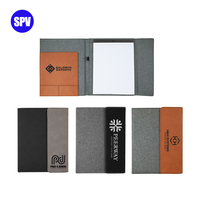 Porte-documents A4 en cuir PU personnalisé avec découpe laser, organiseur de planificateur d'affaires, porte-documents vierge en similicuir pour gravure laser