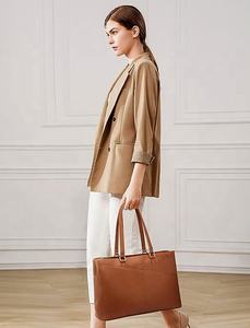 Gros femmes affaires bureau travail sac d'ordinateur grand cuir PU étanche 15.6 pouces sac fourre-tout pour ordinateur portable mallette - Product Image 6