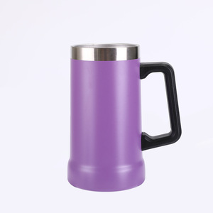 Taza de <span class=keywords><strong>cerveza</strong></span> de 24oz para viajar al aire libre, vaso de <span class=keywords><strong>cerveza</strong></span> al vacío de acero inoxidable, taza Growler de <span class=keywords><strong>cerveza</strong></span> con tapa con asa, vaso para bebidas - Product Image 5