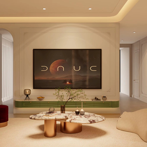 RTA Modern TV Cabinet Custom Wooden Living Room Furniture Home Casework for Apartment Hospitality Wholesale Bulk Purchase