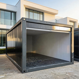 Maison conteneur préfabriquée respirante <span class=keywords><strong>et</strong></span> moderne pour usage extérieur : entrepôt, atelier, <span class=keywords><strong>garage</strong></span> <span class=keywords><strong>et</strong></span> abri de voiture avec porte à rouleaux - Product Image 1