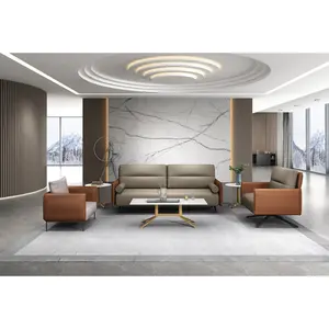 Fabrieksprijs B-S20135.3X Directiekantoor Driezits Kunstleren Bank Modern Design Van Hoge Kwaliteit 3 Zitplaatsen Kantoor Dus