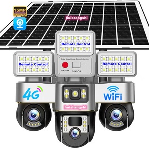 New V380 Led Light Solar <b>Camera</b> Outdoor 4g 3lens 3PTZ CCTV <b>Camera</b> Ai Tracking Night Vision <b>Wireless</b> <b>Security</b> Alarm Audio <b>Camera</b> - Product Image 1