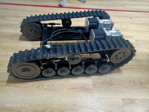Châssis <span class=keywords><strong>de</strong></span> robot intelligent à chenilles en caoutchouc, plateforme <span class=keywords><strong>de</strong></span> char robotique, kit <span class=keywords><strong>de</strong></span> châssis <span class=keywords><strong>de</strong></span> char intelligent avec chenilles en caoutchouc - Product Image 3