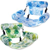 En stock, chaise longue flottante en PVC en forme de U LGM, canapé gonflable pour piscine pour adultes, lit et chaise suspendue pour flotteurs de piscine