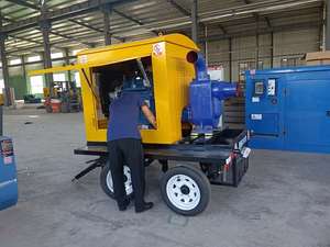 MS 3 Inch Semi-Trash Diesel Water Pump Truck Model ZX High Pressure 30kw <b>Mobile</b> Self Priming in Guangzhou - Product Image 2