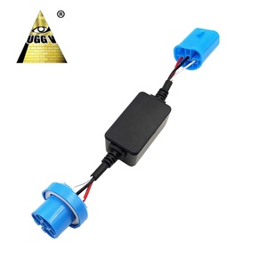 Canbus H1 H4 H7 <span class=keywords><strong>H11</strong></span> H13 9007 9004 <span class=keywords><strong>Decoder</strong></span> Anti-Ficker cablaggio resistore senza errori condensatore per lampadine a LED, confezione da 2 - Product Image 5