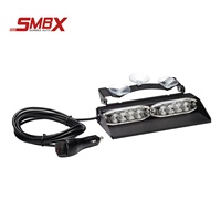 Barra de Luces Estroboscópicas LED Verde de Alta Intensidad Súper Brillante, Compatible con SAE Clase 3, Intermitente de Advertencia para Visera, para Montaje en Parabrisas