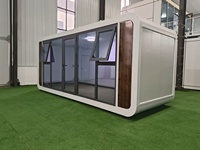 Maison conteneur extensible de 40 pieds avec salle de bain et cuisine, maison préfabriquée de luxe