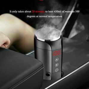 Chauffe-tasse/bouteille électrique 12V pour voiture, à température contrôlée, pour voyage autonome, marque privée - Product Image 5