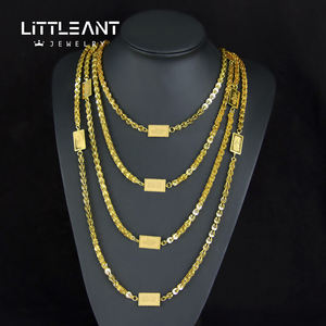 Moda arabica Dubai 18k placcato oro collane lunghe all'ingrosso 80/160cm impermeabile moneta Design <span class=keywords><strong>religione</strong></span> gioielli per le donne - Product Image 2